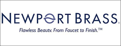 Newport Brass logo with the tagline "Flawless Beauty. From Faucet to Finish™" beneath the name.